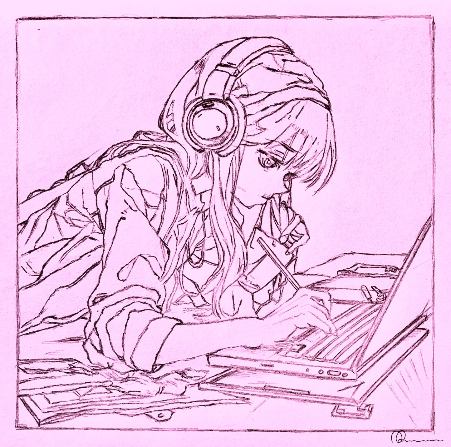 If I don't like something about it......, I am obviously going to do something about it - Female Version - Art Print - Signed And Numbered (Pink Version)