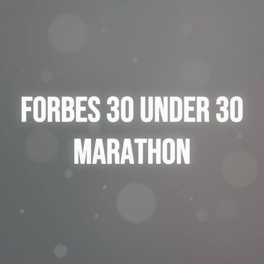 Forbes 30 Under 30 Marathon