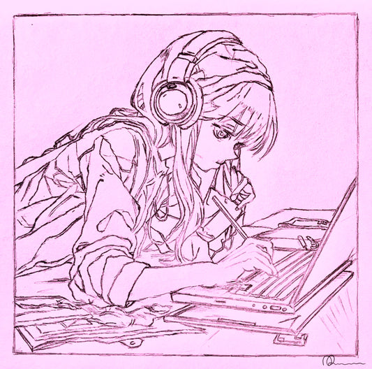 If I don't like something about it......, I am obviously going to do something about it - Female Version - Art Print - Signed And Numbered (Pink Version)